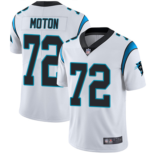 Carolina Panthers Limited White Youth Taylor Moton Road Jersey NFL Football 72 Vapor Untouchable